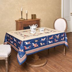 СКАТЕРТЬ "PASSAGE" 140Х180СМ ,БЕЖЕВЫЙ, 100% ХЛОПОК С ПРОПИТКОЙ,ТВИЛ