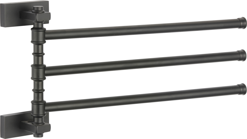 88013-C П/держатель поворот. 3-ной (ЧЕРНЫЙ) GANZER (10/1шт)