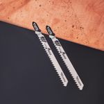 Пилка для электролобзика по мягкому металлу T127D 100 мм 8 зубьев на дюйм 4-20 мм (2 шт./уп.) KRANZ