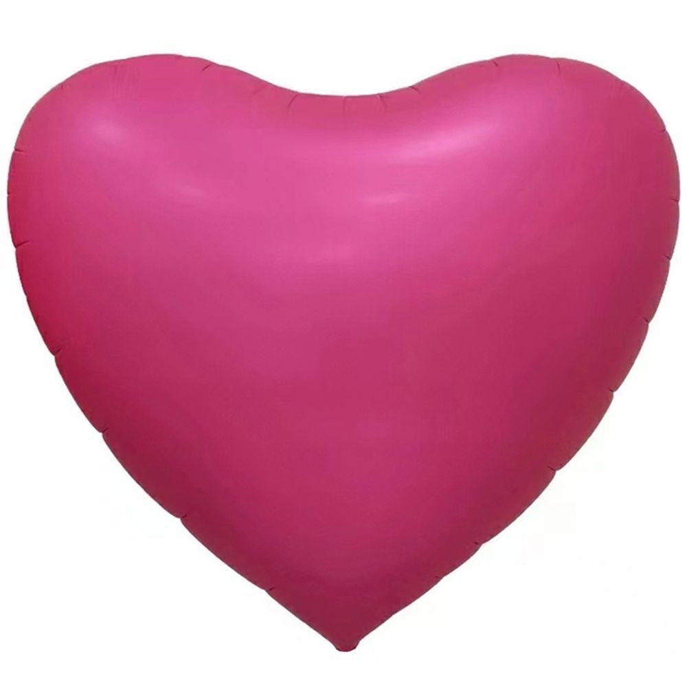Огромное розовое сердце шар из фольги для крутой фотосессии