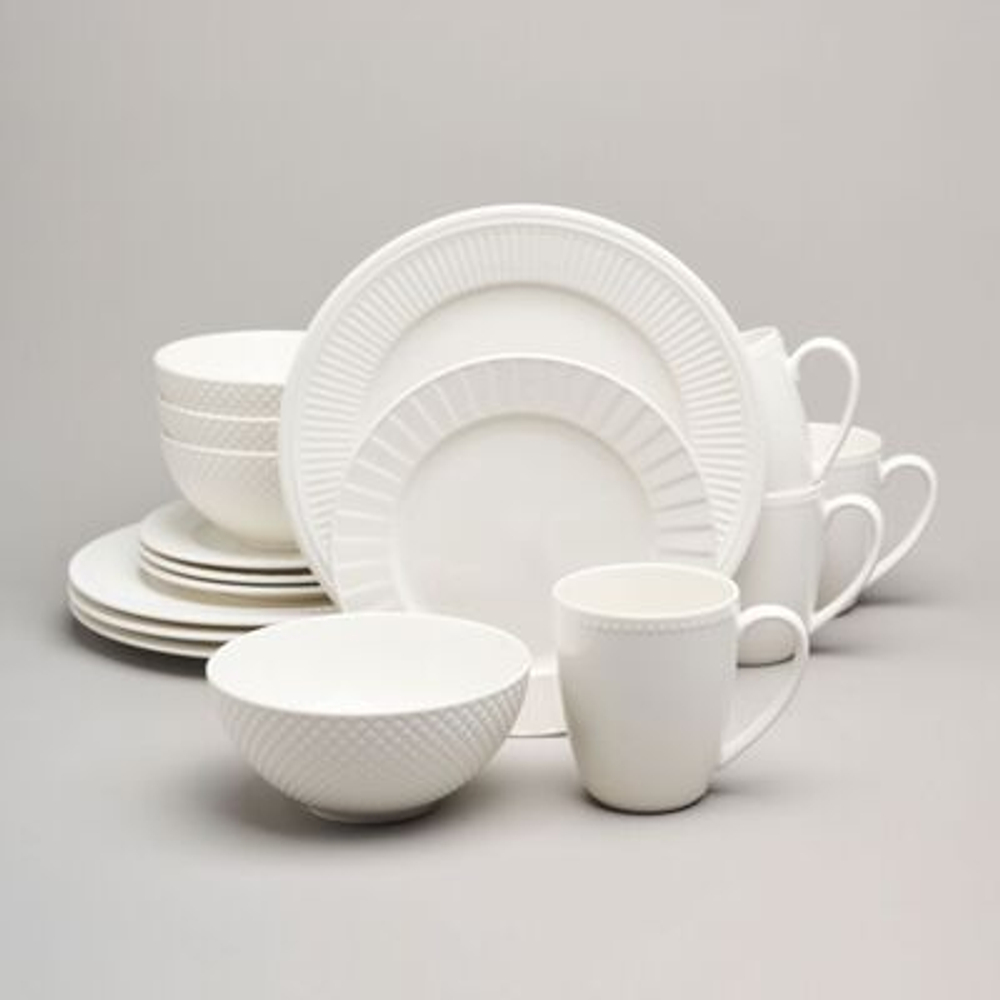 НАБОР ПОСУДЫ ОБЕДЕННЫЙ LEFARD "COMPOSITION" НА 4 ПЕР. 16 ПР.