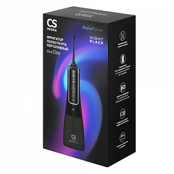 Ирригатор для полости рта портативный CS Medica AquaPulsar CS-8 Elite черного цвета с 6 насадками