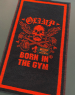 Полотенце Olimp Live & Fight Towel black 70x40