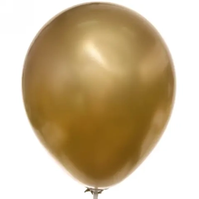 Воздушные шары «Металлик» 25шт 12»/30см желтый