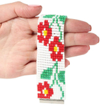 Набор бисера для плетения, бусина размер 11/0, NB-Nabil, 15 цветов, с подвеской, ножницами и леской. Прозрачный кейс в виде мордочки мишки