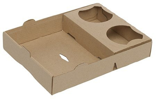 Держатель для 2-х стаканов + поднос Оригамо, 240х170х40 мм, МГК, 50 штук