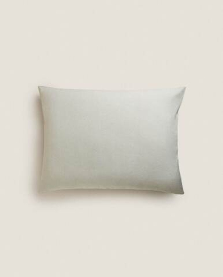 ZARA HOME ОДНОТОННЫЙ ЧЕХОЛ ДЛЯ ДЕКОРАТИВНОЙ ПОДУШКИ, ЗЕЛЕНЫЙ