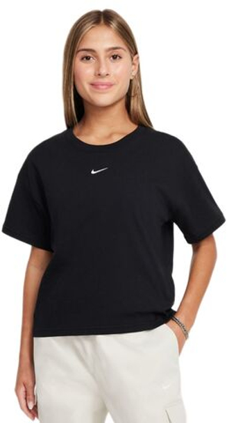 Футболка для мальчика теннисная Nike Kids Sportswear Essential - black