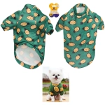 Кофта - толстовка для мелких пород собак «BRO Style», принт ананасы, р XL