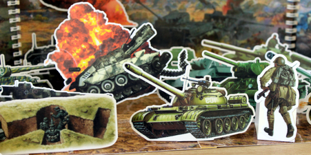 Макет "Курская битва"