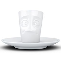 Кофейная пара Buffled, 80 мл, белая