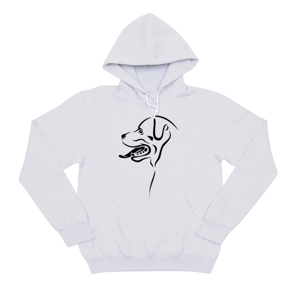 Толстовка "Силуэт Ротвейлера"