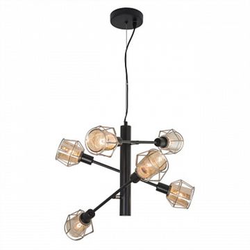 Люстра подвесная CL542161 черный/бежевый Таверна Citilux