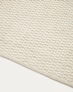 Mascarell Ковер из хлопка и полипропилена белого цвета 200 x 300 см