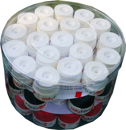 Намотки теннисные Polyfibre S.A.T Overgrip 60P - white/black/red