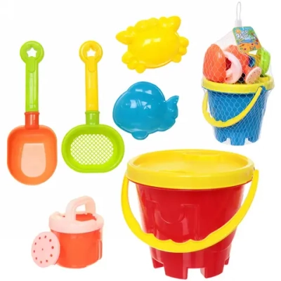 Набор для игры в песочнице «Пляжный сезон», 26*19, 7 предметов