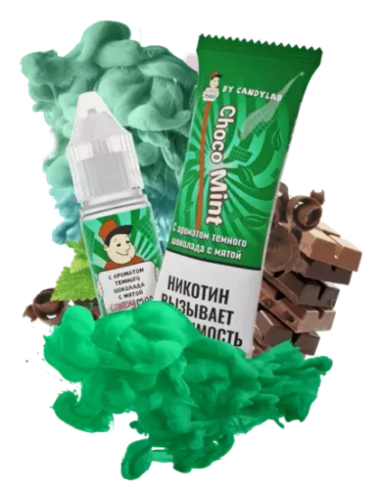 Жидкость (М) CandyMan (10 мл, 15 мг SALT) Choco Mint