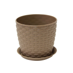 Кашпо РОТАНГ D135мм 1л с поддоном