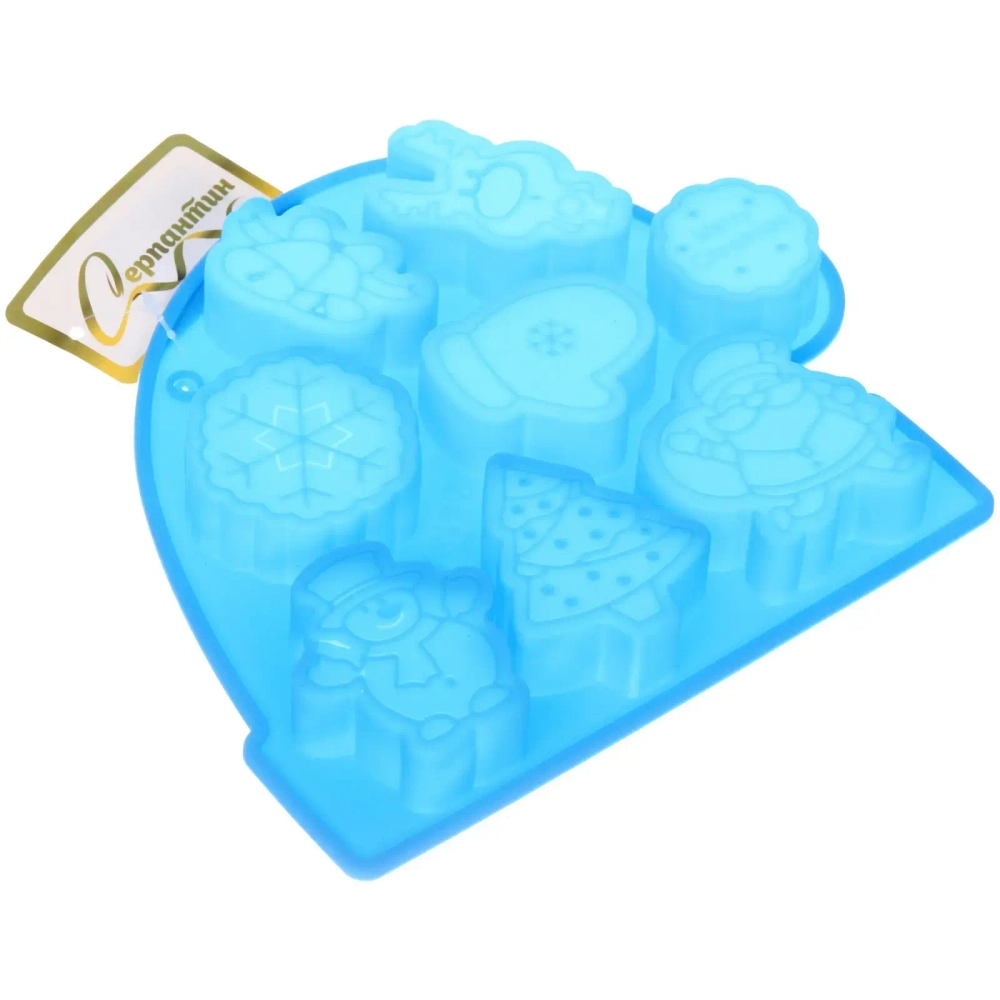 Форма силиконовая «Новогодний колпак» 19,5*18,3*2,3см