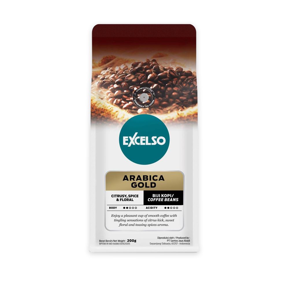 Кофе в зернах Excelso Arabica Gold 200 г