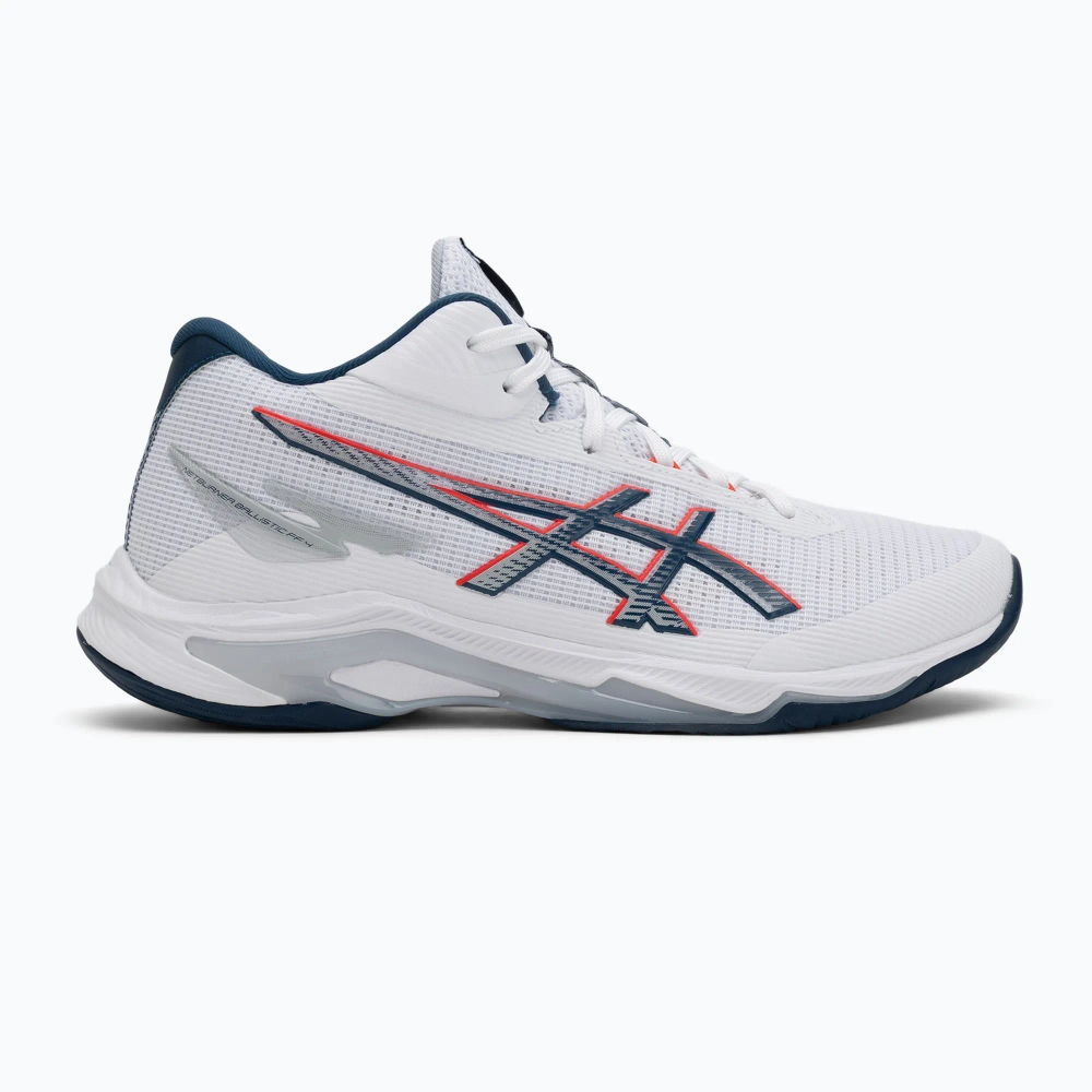 Кроссовки волейбольные ASICS Netburner Ballistic FF 4 white/mako blue