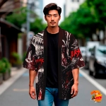 Рубашка хаори японская Arcane