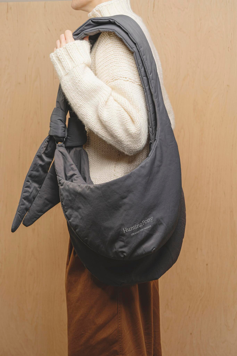 Сумка-слинг "Пони-Кенгурони" Графит