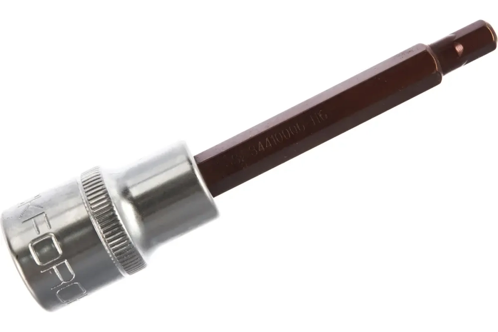 Головка-бита 6-гранная 6мм Premium 1/2" (L-100мм) ROCKFORCE RF-34410006PR