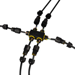Коннектор NEO-GERM-3pin-TT-WTW (4-8mm) (Arlight, IP68) 053445