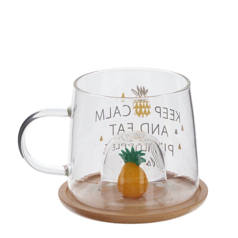 GAEM Кружка с крышкой, 300 мл, L11 W9,5 H8 см, 4в.