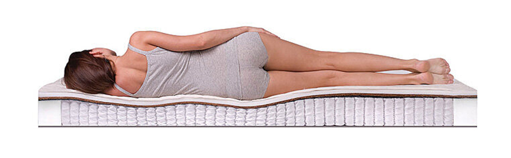 Матрас Dreamline Medium Foam 1000, независимые пружины