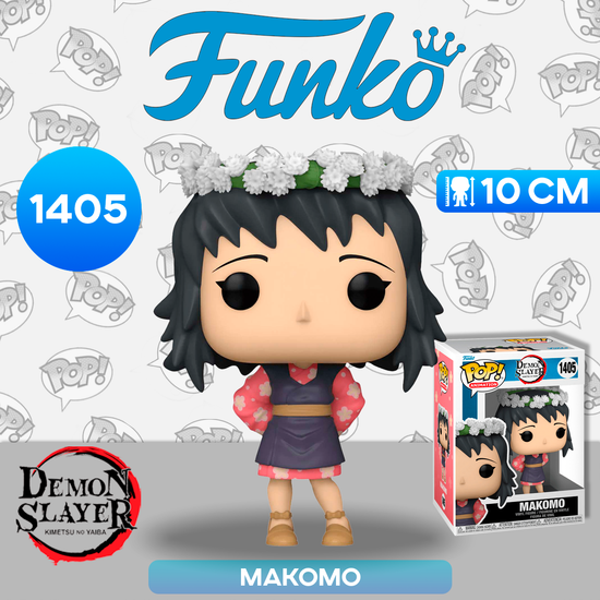 Фигурка Funko POP! Animation Demon Slayer Makomo (Flower Headdress) (1405) 72132 / Фигурка Фанко ПОП! по мотивам аниме "Клинок, рассекающий демонов", Макомо
