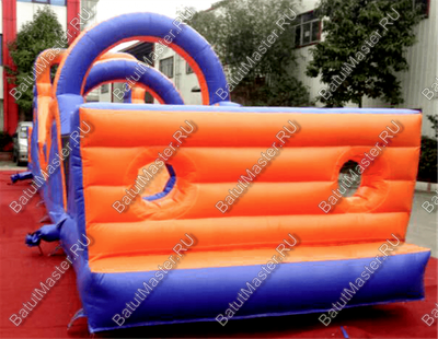 Надувная полоса препятствий "Веселый забег" 15*3*4 м