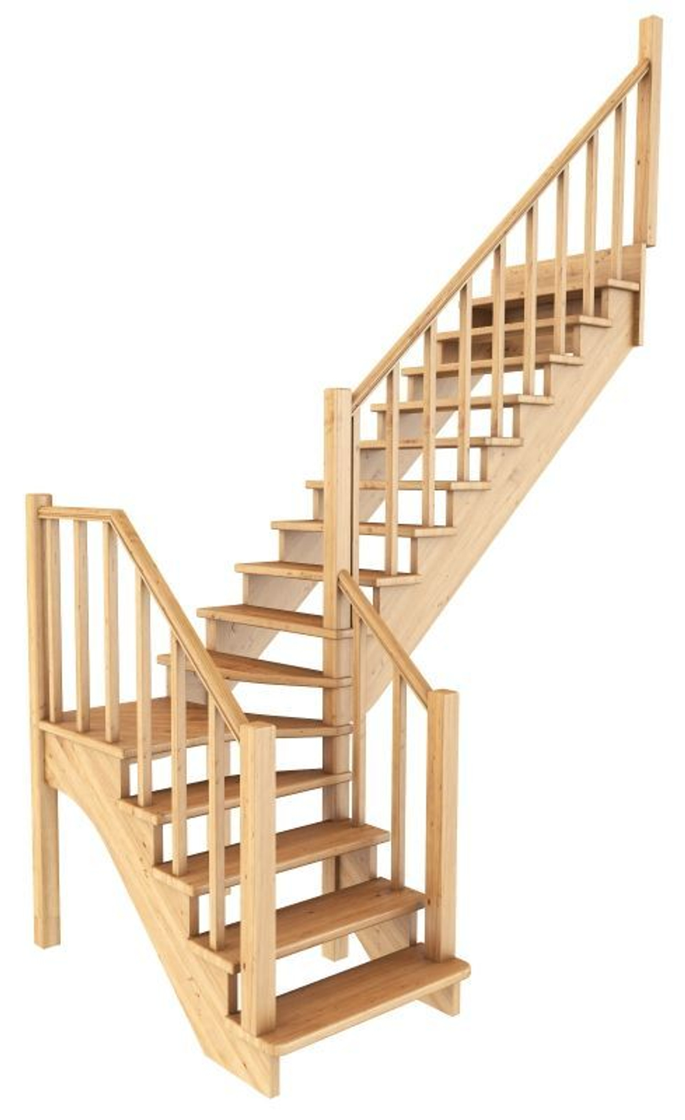 Лестница на второй этаж К-032м Правая