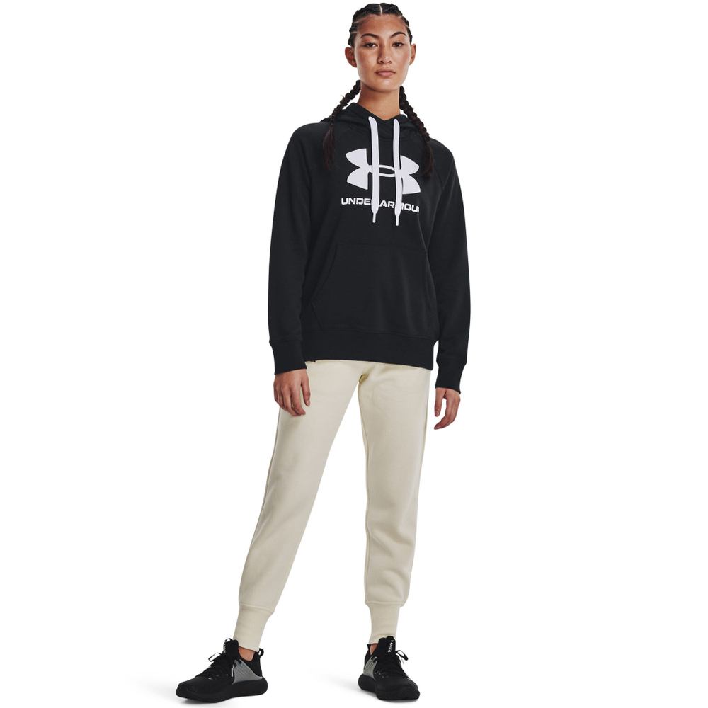 Женские теннисные брюки Under Armour Rival Fleece Training Pants Women - Beige