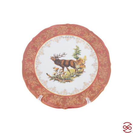 Набор тарелок Repast Охота красная Мария-тереза 27 см (6 шт)