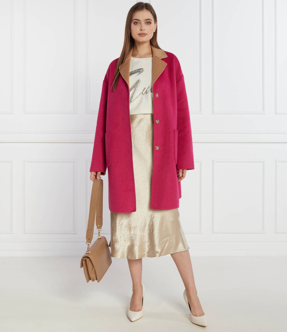 Двухстороннее пальто Liu Jo - розовый(MF3241 T3505)