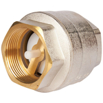 ROMMER Обратный клапан 1 1/2" пружинный муфтовый с пластиковым седлом
