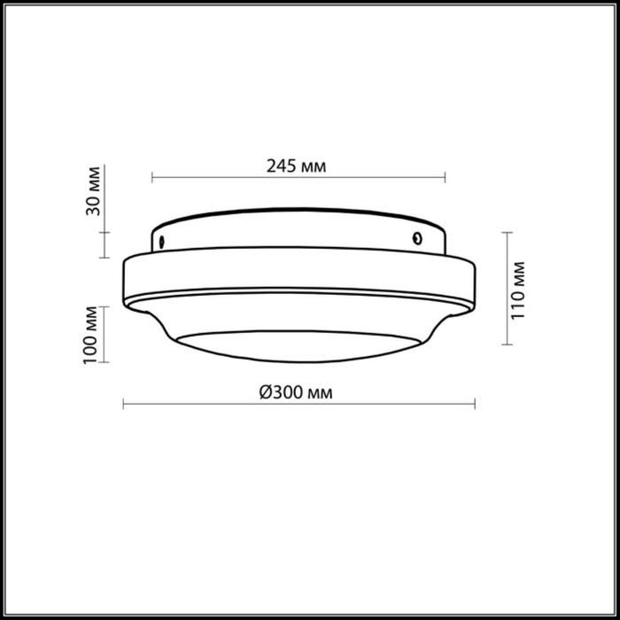 Настенно-потолочный светильник Odeon Light 2760/2C