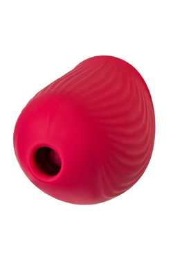 Вакуум-волновой стимулятор клитора Qli by Flovetta Birdie, силикон, красный, 6,3 см
