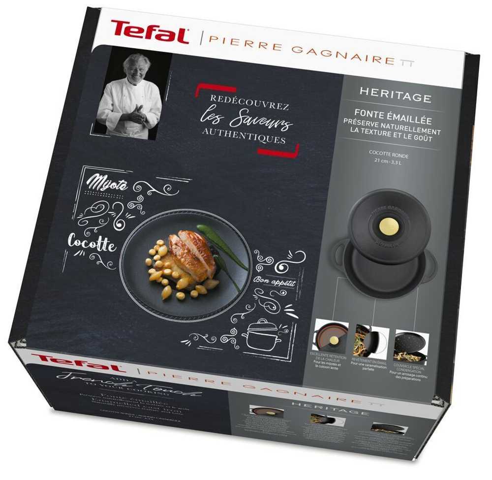 Кастрюля с крышкой Tefal Heritage 3.3л 21см E2230304