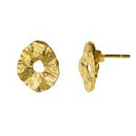 Серьги Атоллы мини с желтой позолотой