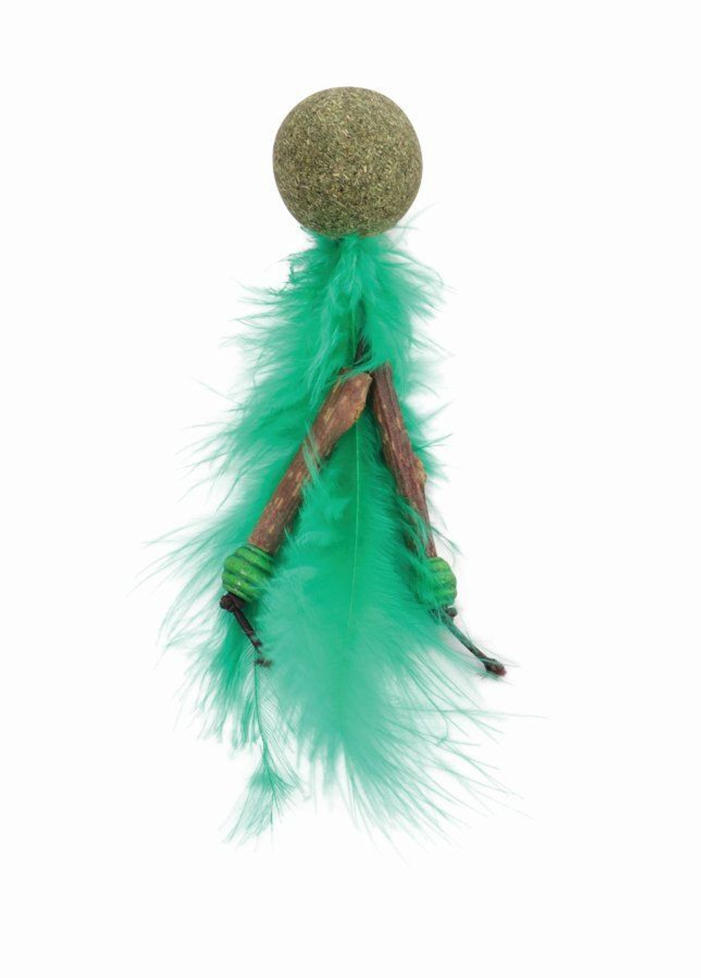 Игрушка для кошек с кошачьей мятой CHARMY зеленая