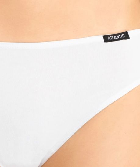 Женские трусы спорт (3шт) Atlantic 3BLP-580, белый