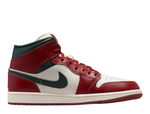 Баскетбольные кроссовки Air Jordan 1 Mid Red Shoes