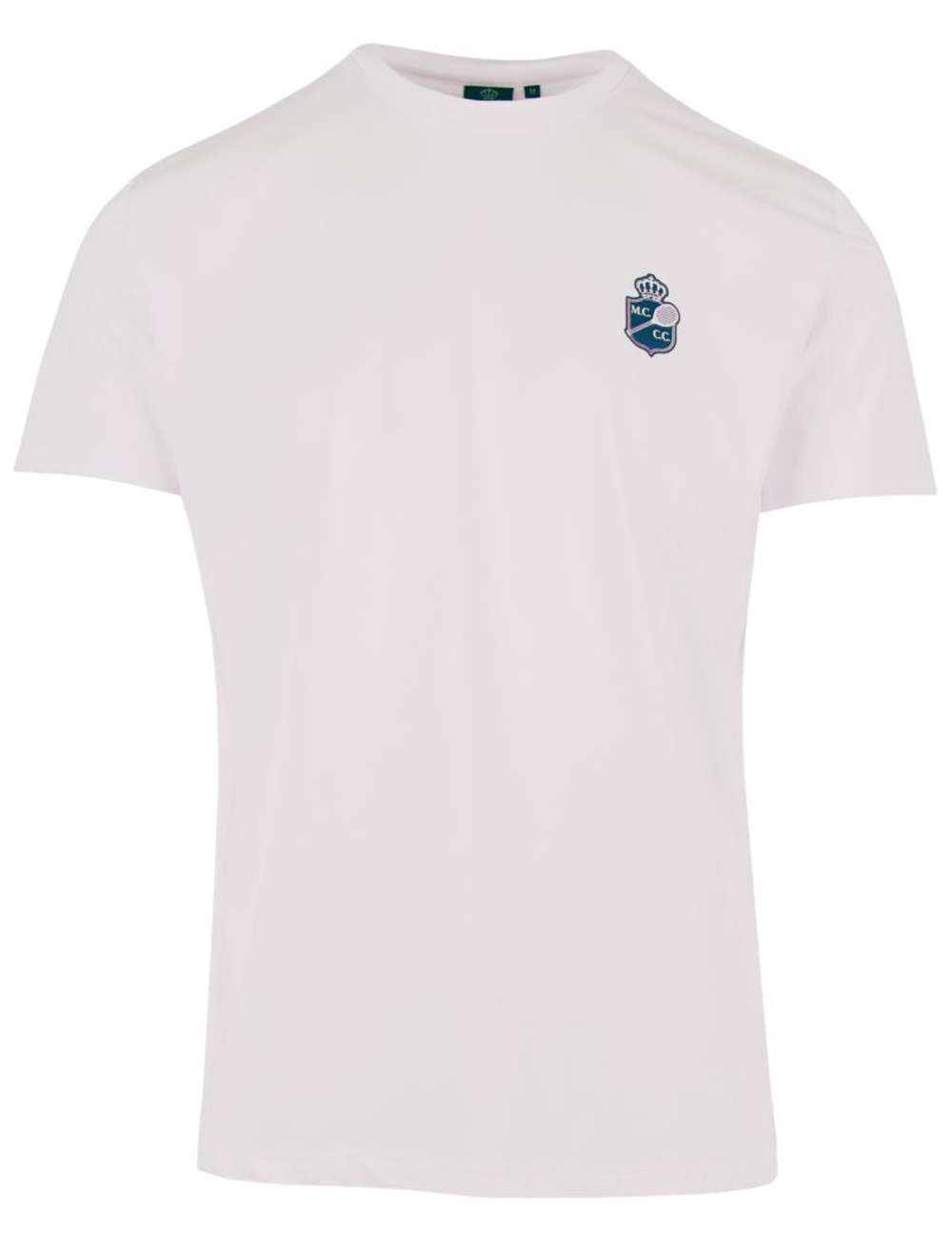 Мужская теннисная футболка Monte-Carlo Country Club Techno Mercerized Logo - белый