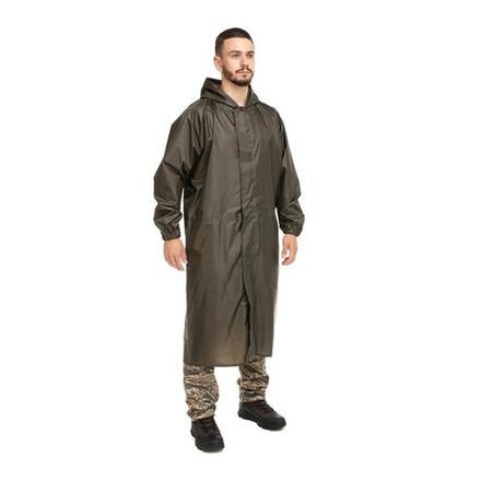 Плащ ветровлагозащитный, цв.зеленый PU 5000 р.52 (T-PL-VVZ-PU 5000-XL-002) Helios