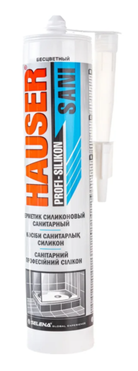 Герметик силикон. Hauser SANI бесцветный 260 мл