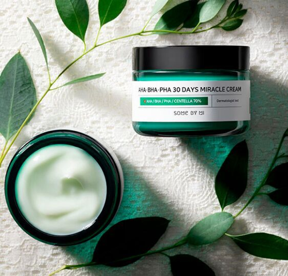 Some By Mi Крем с 3 видами кислот и центеллой - AHA-BHA-PHA 30Days miracle cream, 60г