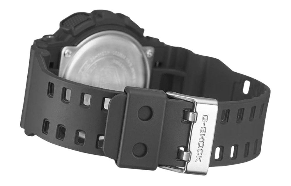 CASIO Men Liquid Crystal/Analog Dual Display Series 55mm Blue Watch GA-110SR-1ADR